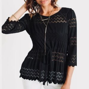 Free People Island Fire Crochet Top